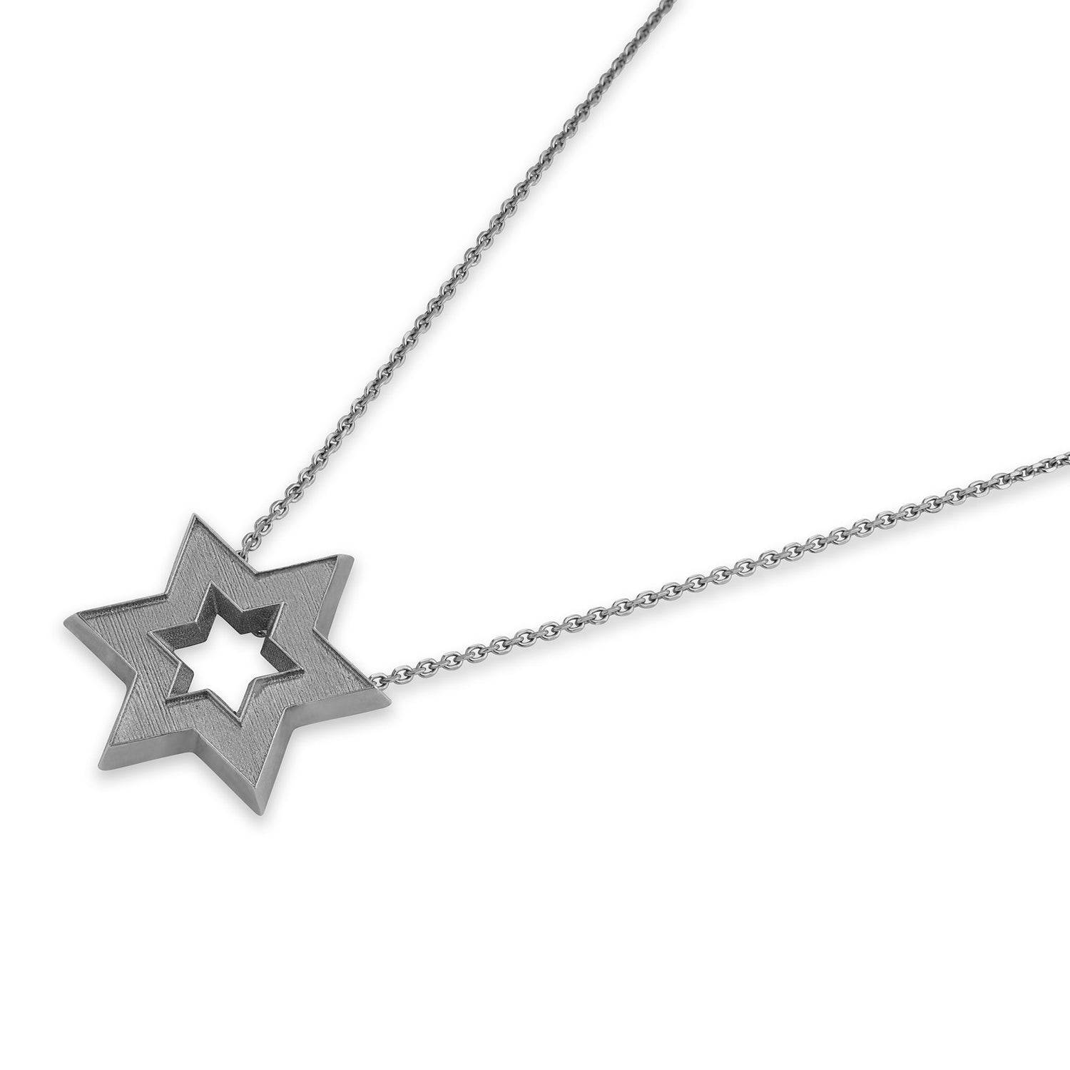 תליון מגן דוד "רחל"- זהב עם נוכחות