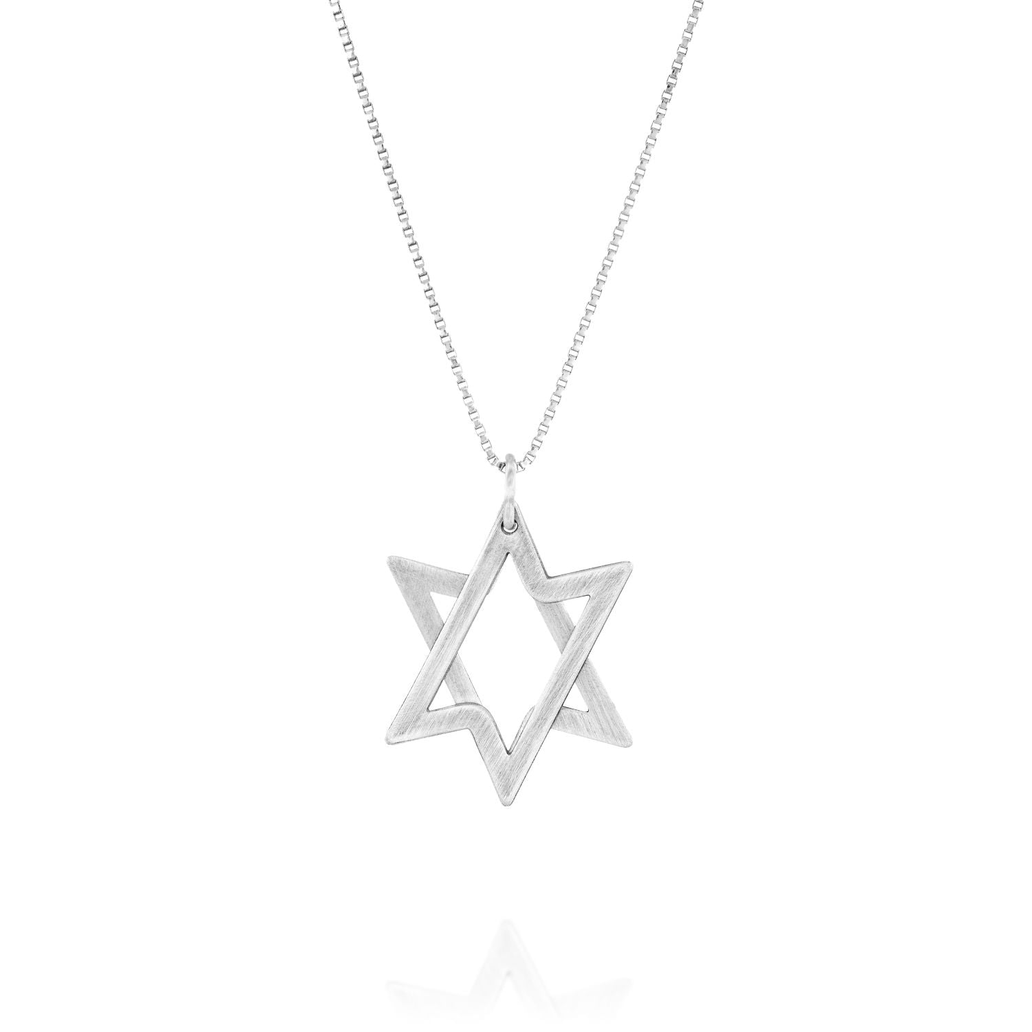 שרשרת מגן דוד דו-חלקי בזהב- עיצוב עם נוכחות