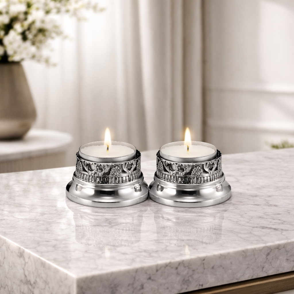 פמוטי שבת אלגנטיים כסף 925